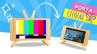 DIY - Haz un PORTACELULAR con PALITOS DE HELADO