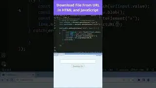 Download any files from url in HTML & JAVASCRIPT 