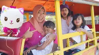 NAIK KERETA ODONG ODONG BALON KU TERBANG 🤕 | Ali vlog