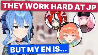 Suisei Feels Bad For Not Knowing English (Hoshimachi Suisei / Hololive) [Eng Sub]
