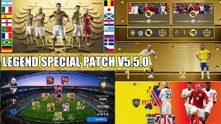 PES MOBILE PATCH V5.5.0 | LEGEND SPECIAL PATCH V5.5.0 | BEST PATCH FOR PES 21 MOBILE