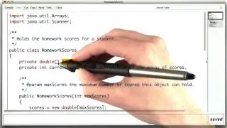 Homework Scores - Intro to Java Programming