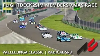 Members Pre-Christmas Fun Race | Vallelunga Classic | Radical SR3 | Assetto Corsa