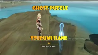 Ghost puzzle tsurumi island genshin impact
