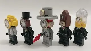 Skibidi Toilet Multiverse | Clock Man | Clock Woman | Unofficial LEGO Minifigures