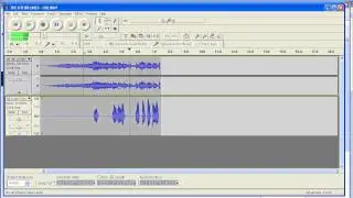 How to reduce volume on one track in Audacity