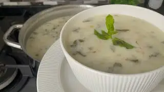 Bol naneli tam bahar çorbası ayran aşı yapan herkese şifa olsun!