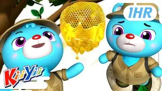 The Bear Went Over The Mountain + | Best of KiiYii Songs | ABC and 123 | Nursery Rhymes & Kids Songs