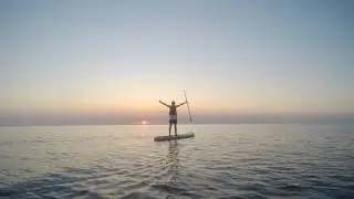Летняя Одесса (  Supboard Odessa ) рассвет в море