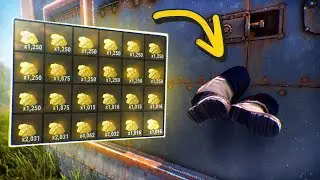Он прятал Весь ЛУТ за МВК стенкой в Rust/Раст