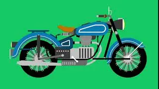 Bike green screen