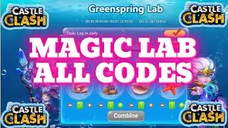 MAGIC LAB ALL CODES CASTLE CLASH