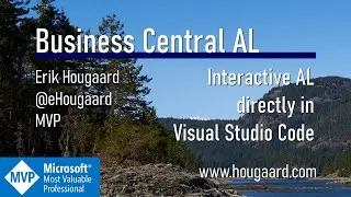 Interactive AL directly in Visual Studio Code