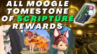 FF14 Moogle Treasure Trove 2022 - Scripture  Full Reward Previews