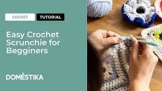 Crochet Tutorial: Easy Crochet Scrunchie for Begginers by @amazingishgrace   Domestika English