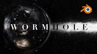 Interstellar Odyssey: A Blender-Rendered Trip Through a Wormhole