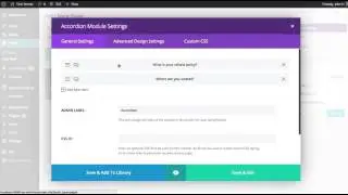 The Divi Builder Accordion Module