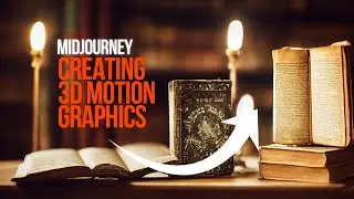 Easily make 3D Motion Graphic scenes using AI Midjourney Art