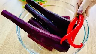 The neighbor gave me black carrots, I'll share the recipe for a great sauce.