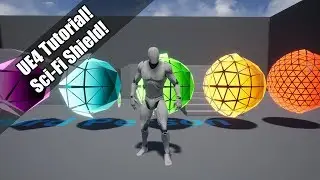 UE4 - Tutorial - Sci-Fi Shield effect!