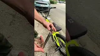 Extreme BMX Repair In Belgium!⁉️😱#bikes #bmx #shorts