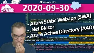 Stream 129 - Testing the new Azure Static Web App SWA with the AzUrl