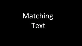 Matching Text in C++