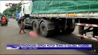 Kecelakaan Maut di Pantura Kanci, 2 Pengendara Motor Tertabrak Tronton 