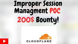 Cloudflare Improper session management POC || 200$ Bounty||