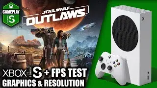Star Wars Outlaws  - Xbox Series S Gameplay + FPS Test
