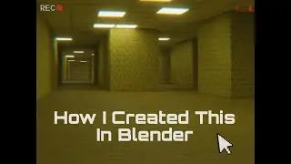 How To Create The Backrooms In Blender | Blender Tutorial | Breakdown