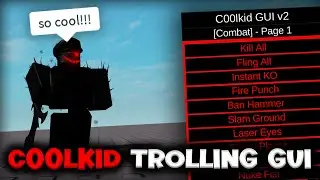C00lKid v2 FE Script Hub - ROBLOX EXPLOITING