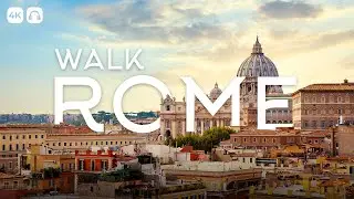 ROME WALK | From Piazzale Flaminio to Piazza Venezia via Via Corso | 4K Walking Tours
