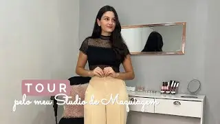 TOUR PELO MEU STUDIO DE MAQUIAGEM 🤍 | Rafaella Rodrigues