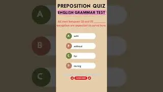 English Preposition Quiz: Can You Fill in the Blanks with the Correct Prepositions?