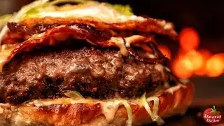 Ultimate Bacon Burger! - Cooking Outside