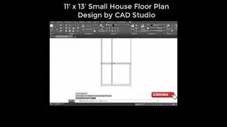 11 x 13 SMALL HOUSE DESIGN II 11 X 13 GHAR KA NAKSHA II 143 SQFT HOUSE PLAN by CAD Studio #floorplan