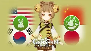 Yaoyao Voice in 4 Different Languages (Skills & Attack) | Genshin Impact Yaoyao