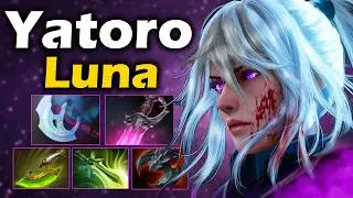 Яторо на Луне, Сильнейший Керри Патча! - Yatoro Luna 7.37 ДОТА 2