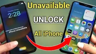 iphone unavailable lock screen 6S, 7, 8, X, XR, XS, 11, 11PRO, 12, 13, 14, 100% fixed ||