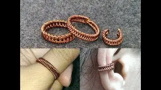 unisex ring and earcuff - Wire Wrapping Ideas 269
