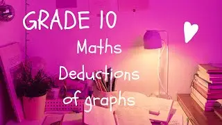 Grade 10 Maths: Deductions of graphs