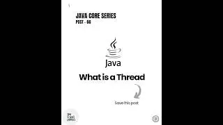 #66 Core Java Tutorial Course Parts  - What is a Thread  #java #tutorial