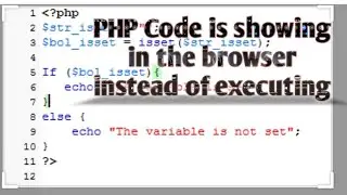 PHP code is not being executed, instead of  processing it   problem  solved  in urdu/hindi