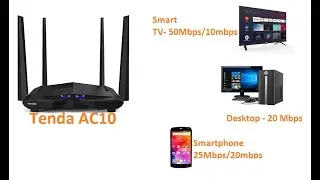 Tenda AC10 Download and upload Speed Limit configuration
