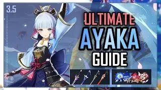 ULTIMATE AYAKA GUIDE! (Artifacts, Best Teams, Weapons, Builds, F2P etc.) | Genshin Impact Ver 3.5
