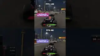 F1 24 Ray Tracing On vs Off Comparison #benchmark #comparison #shorts #gaming #f12024 #raytracing