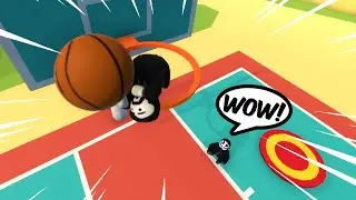 JOHN WICK AND HACKER DUNKING COMPETITION in HUMAN FALL FLAT