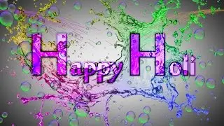 HAPPY HOLI 2017 - होली मुबारक | Whatsapp Video Wishes [Animated] {Greetings} FB|Twitter|G+