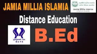 Jamia Millia Islamia Distance B.ED Eligibility Criteria, Entrance Test Syllabus | jamia bed distance